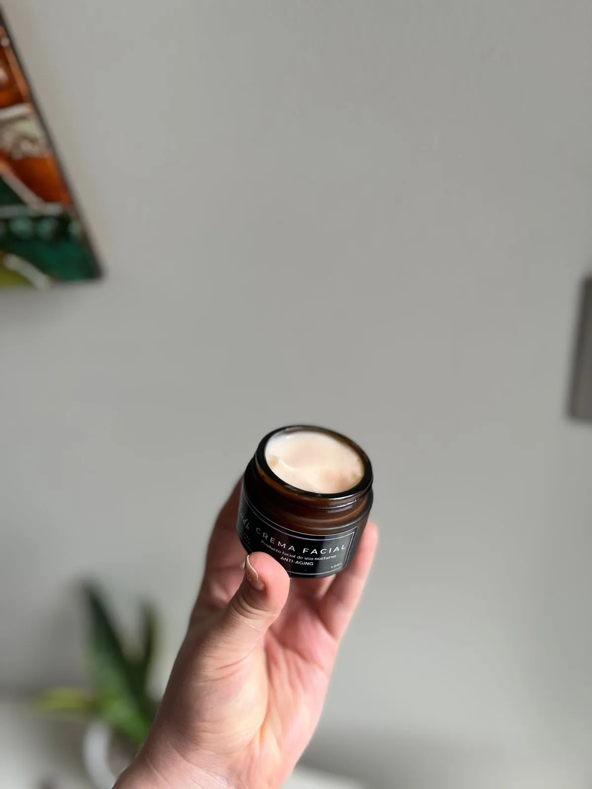 Crema Facial Anti-Aging Seidh en pote abierto